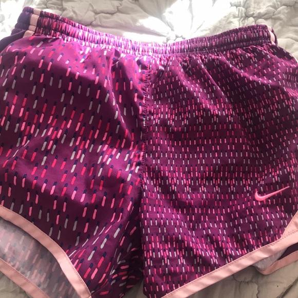 Nike purple shorts, girls youth size medium - Picture 1 of 3